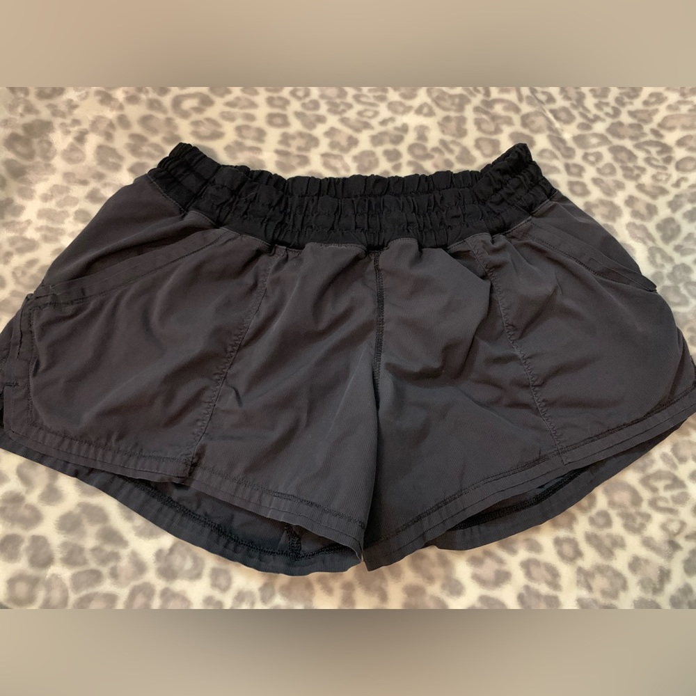 Black Lululemon Athletic Shorts